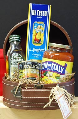 Italian-themed Gift Basket